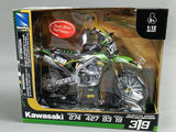 MINIATURE MOTOCROSS KAWASAKI KXF 250 BUB RACING N°319 QUENTIN MARC PRUNIÈRE 1/12ÈME / RN085-58183