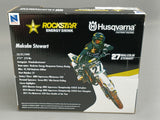 MINIATURE MOTOCROSS HUSQVARNA FC450 ROCKSTAR N°27 MALCOM STEWART 1/12ÈME / RN085-58403