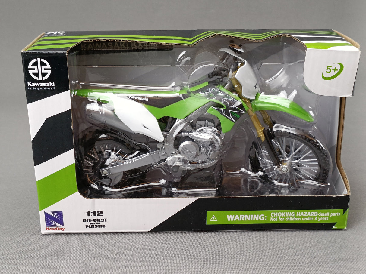 MINIATURE MOTOCROSS KAWASAKI KXF450F 1/12ÈME / RN085-58103