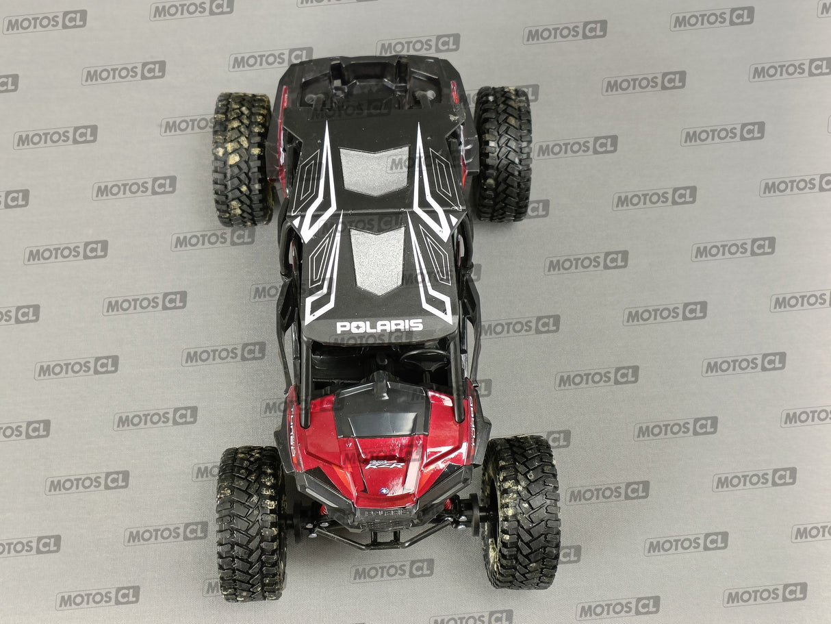 MINIATURE SSV POLARIS RZR XP900 2 ROUGE 1/18ÈME / RN085-57976R