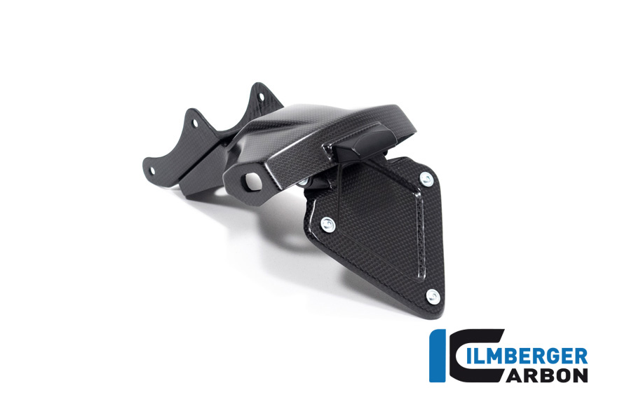 SUPPORT PLAQUE D'IMMATRICULATION CARBONE FINITION MAT CBR1000RR-R ET CBR1000RR-R SP 2020 À 2024 HONDA ILMBERGER CARBON / RINHO117CBR2MK