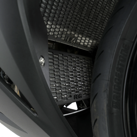 GRILLE PROTECTION DE RADIATEUR D'HUILE BMW S1000R 2021 À 2024-S1000RR 2019 À 2025-S1000XR 2020 À 2023-M1000R 2023 À 2024-M1000RR 2021 À 2024-M1000XR 2024 R&G RACING PRO / RROCG0049PROBK