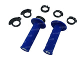 POIGNÉES ODI EMIG V2 LOCK-ON SEMI-GAUFRÉ MX LONGUEUR 125MM BLEU / ROH36HWU