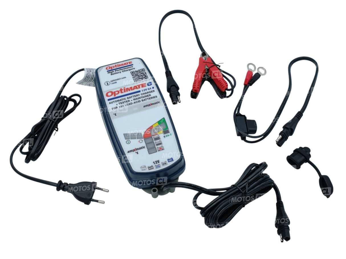 CHARGEUR OPTIMATE 6 AMPMATIC 12V 6A 3-144AH SILVER SÉRIES / ROTM360