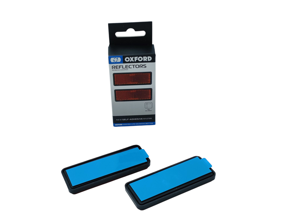 CATADIOPTRES ROUGE UNIVERSELS ADHÉSIFS 89MM X 35MM OXFORD VENDU 2 PIÈCES / ROOX804