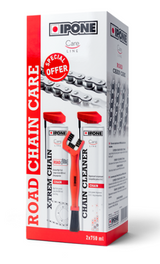 PACK CHAÎNE ROUTE IPONE X-TREM CHAIN 750ML + CHAIN CLEANNER 750ML + BROSSE OFFERTE / RI800736