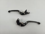 LEVIERS ALU TAILLÉ MASSE RÉGLABLES NOIR MOLETTE ALU 600GSR 750GSR 600-750-1000GSXR GLADIUS DL650 TL1000S SUZUKI V PARTS / 1067127