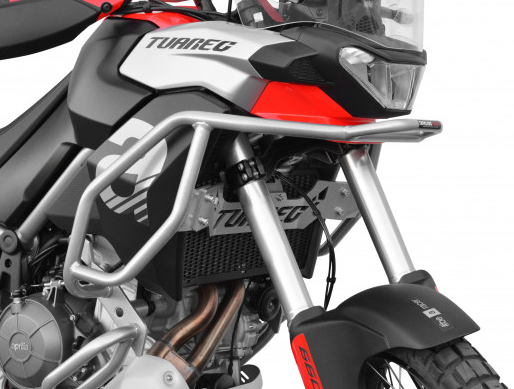 PROTECTION TUBULAIRE AVANT INTÉGRALE TOP BLOCK POUR TUAREG 660 2022 À 2024 APRILIA / PRATA11