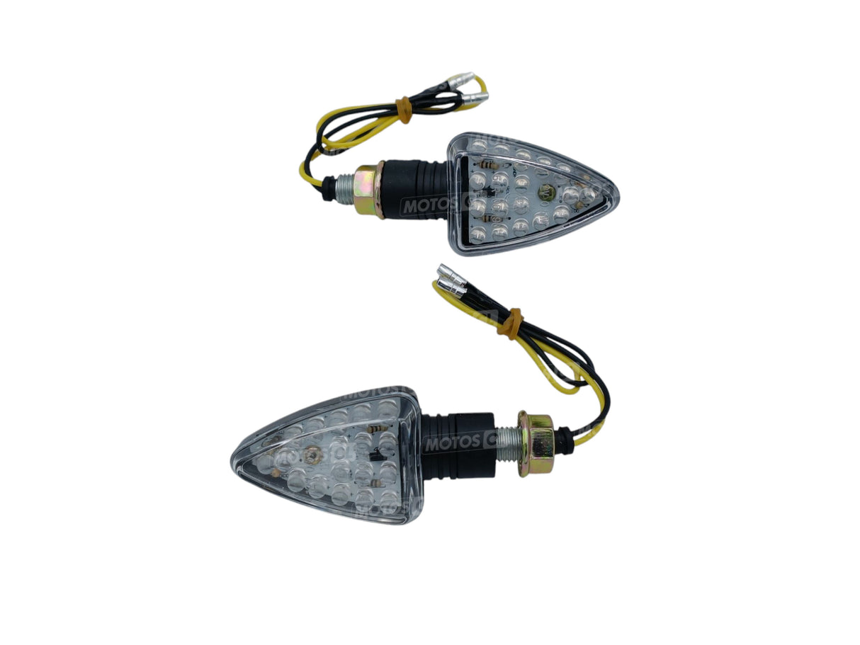 CLIGNOTANTS FLÈCHE COURT NOIR LEDS 12V0,5W UNIVERSEL HOMOLOGUÉS / RB1066947