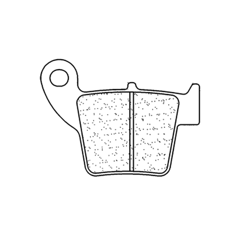 PLAQUETTES DE FREIN ARRIÈRE CL BRAKES MÉTAL FRITTÉ MOTOCROSS ENDURO APRILIA-HM-HONDA / RC1076X59