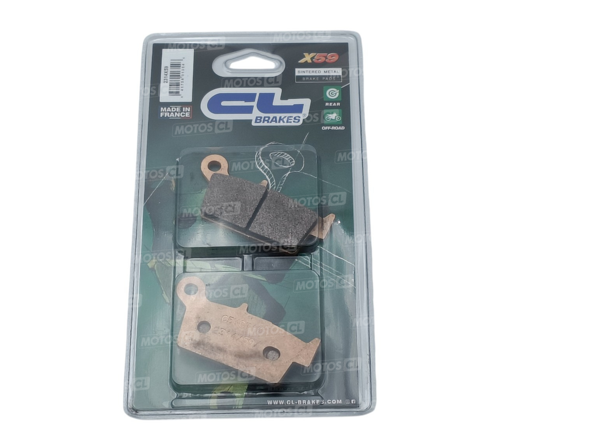 PLAQUETTES DE FREIN ARRIÈRE CL BRAKES MÉTAL FRITTÉ OFF ROAD GASGAS-HONDA-KAWASAKI-SUZUKI / RC2314X59