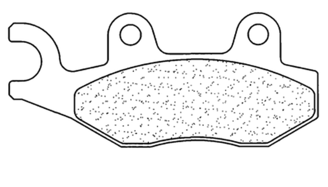 PLAQUETTES DE FREIN ARRIÈRE CL BRAKES MÉTAL FRITTÉ MAXI SCOOTER PEUGEOT MÉTROPOLIS 400 2017 À 2024 / RC3087MSC