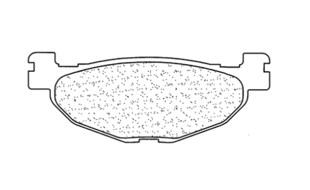 PLAQUETTES DE FREIN ARRIÈRE CL BRAKES MÉTAL FRITTÉ MAXI SCOOTER 400 MAJESTY 2004 À 2011 ET ABS 2007 À 2011 T-MAX500 2004 À 2011 ET ABS 2005 À 2011 YAMAHA / RC3075MSC