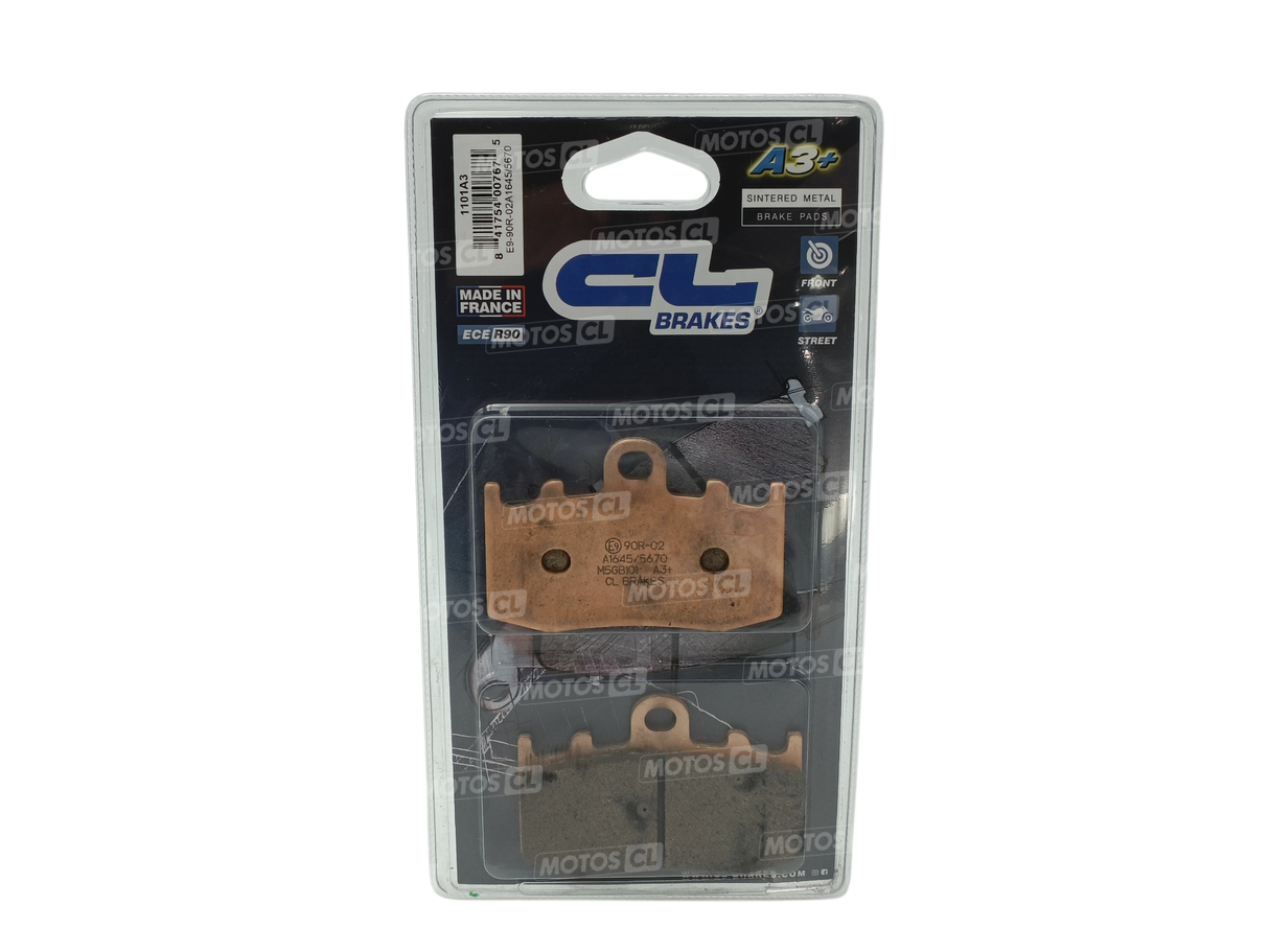 PLAQUETTES DE FREIN AVANT CL BRAKES MÉTAL FRITTÉ STANDARD BMW / RC1101A3+