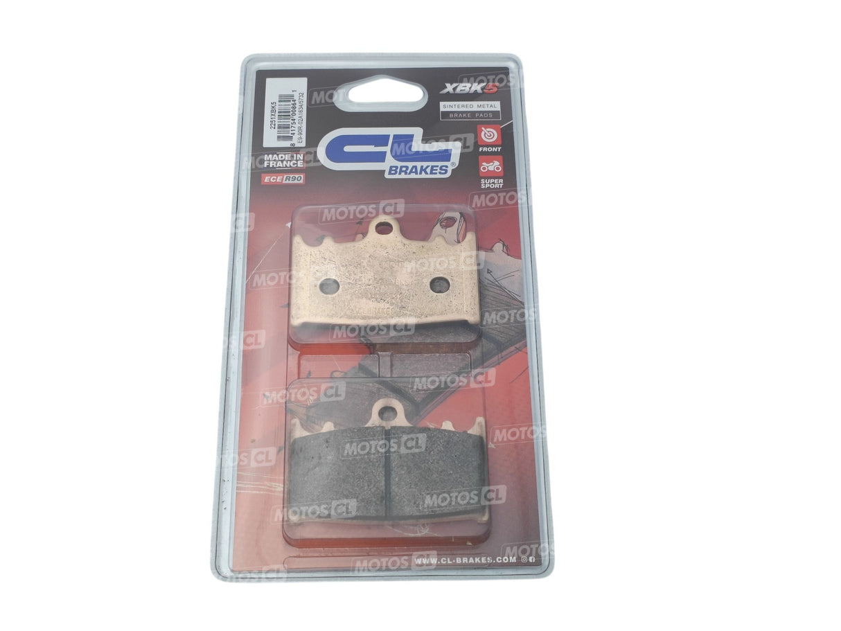PLAQUETTES DE FREIN AVANT CL BRAKES MÉTAL FRITTÉ SPORT KAWASAKI ET SUZUKI / RC2251XBK5