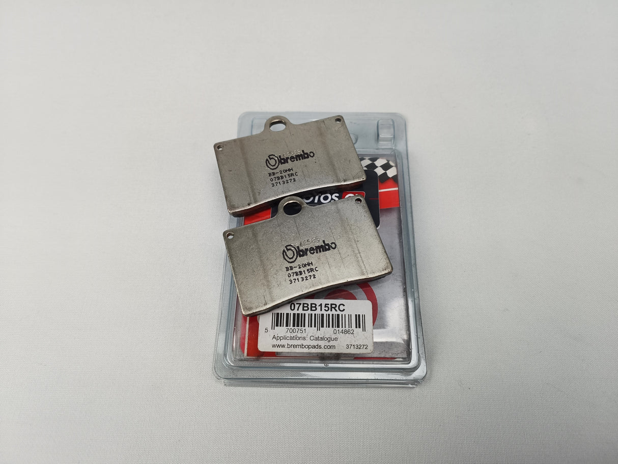 PLAQUETTES DE FREIN AVANT BREMBO RACING RC CARBONE CÉRAMIQUE POUR ÉTRIER ORIGINE DUCATI CAGIVA GASGAS HUSQUVARNA KTM MOTO GUZZI TM VOXAN YAMAHA USAGE CIRCUIT UNIQUEMENT / 07BB15RC