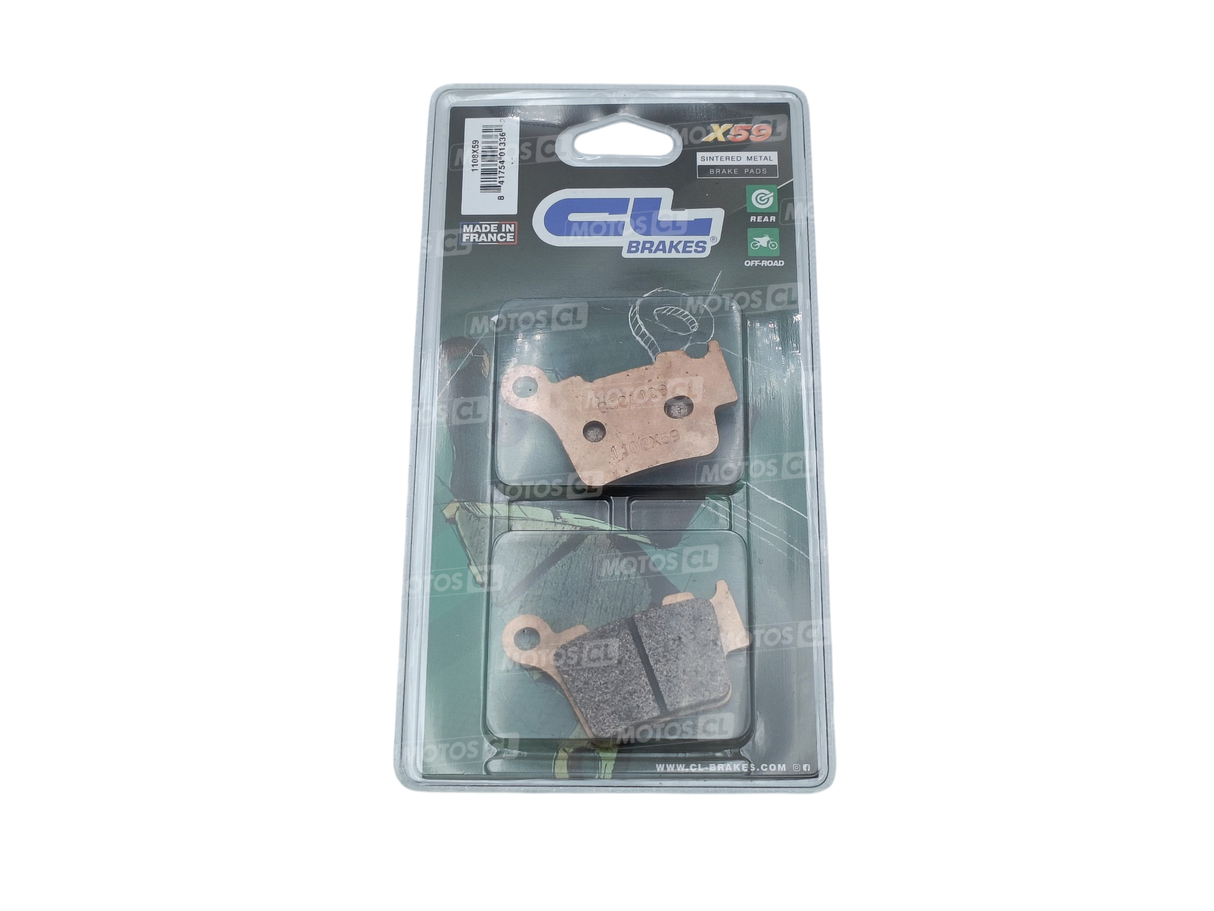 PLAQUETTES DE FREIN ARRIÈRE CL BRAKES MÉTAL OFF ROAD BMW-DUCATI-GASGAS-HUSABERG-HUSQVARNA-KTM-SHERCO-STARK-TRIUMPH / RC1108X59
