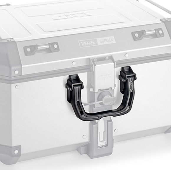 TOP CASE GIVI TREKKER OUTBACK EVO 42 EN ALUMINIUM ANODISÉ SMART SECURITY LOCK MONOKEY/ RGOBKEV42AA