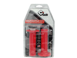 POIGNÉES ODI EMIG V2 LOCK-ON SEMI-GAUFRÉ MX LONGUEUR 125MM ROUGE / ROH36HWR