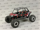 MINIATURE SSV POLARIS RZR XP900 2 ROUGE 1/18ÈME / RN085-57976R