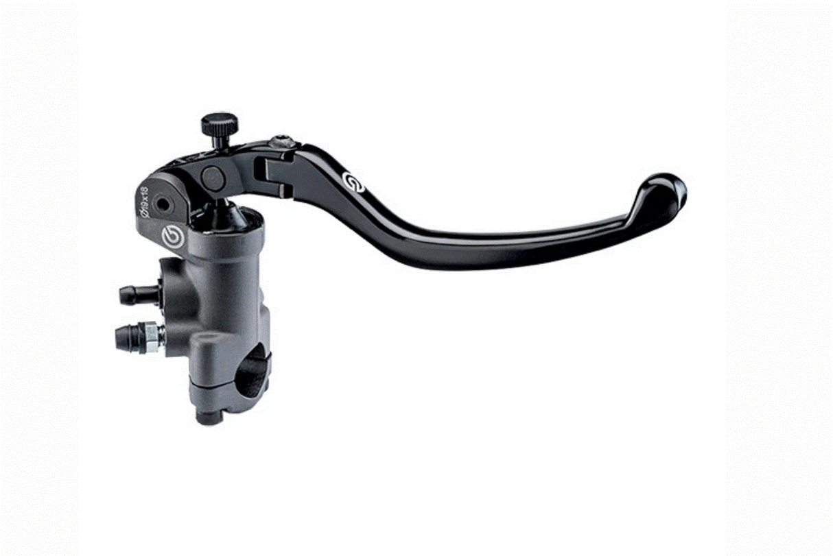 MAÎTRE-CYLINDRE RADIAL DE FREIN AVANT BREMBO UPGRADE PR19X18 AVEC LEVIER LONG ARTICULÉ / RB110476075