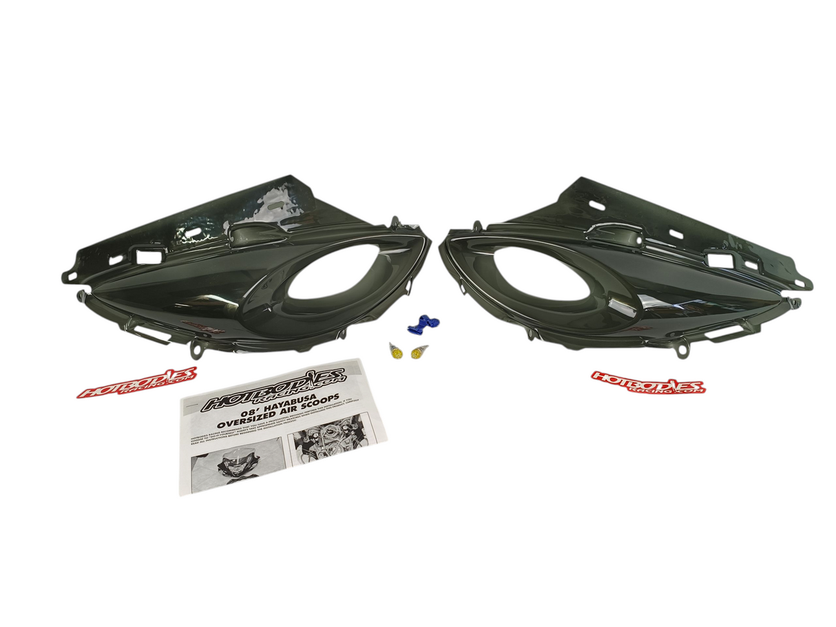 PRISE D'AIR SUZUKI HAYABUSA 1300GSXR 2008 À 2016 TRANSPARANT FUMÉ HOTBODIES / RH0521-0672