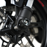 PROTECTION BAS DE FOURCHE  CF MOTO 450SR 2023 À 2025 ET 450 SS 2023 À 2025 R&G RACING / RRFP0278BK