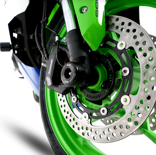 PROTECTION DE FOURCHE KAWASAKI ZX4R ET ZX4RR 2023 À 2025 R&G RACING / RRFP0241BK