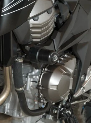 TAMPONS DE PROTECTION KAWASAKI Z800 ET Z800E 2013 À 2016 AÉRO R&G RACING / RRCP0334BL