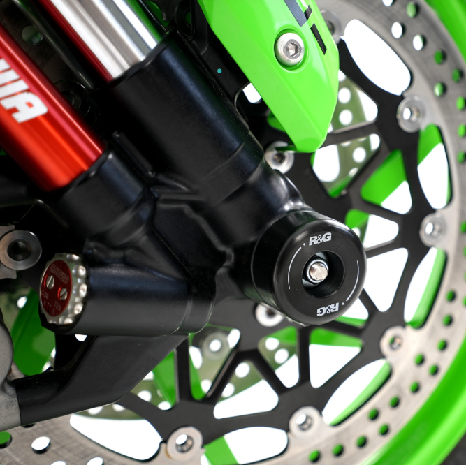 PROTECTION DE FOURCHE KAWASAKI ZX10R ET ZX10RR 2016 À 2025 R&G RACING / RRFP0182BK
