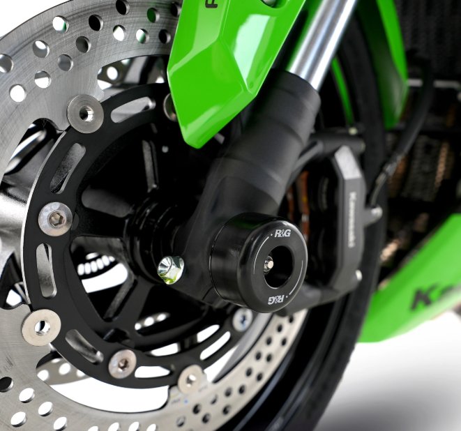 PROTECTION DE FOURCHE KAWASAKI ZX4R ET ZX4RR 2023 À 2025 R&G RACING / RRFP0241BK