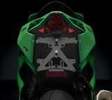 SUPPORT DE PLAQUE KAWASAKI ZX-10R 2021 À 2025 ET ZX-10RR 2017 Á 2023-2025 HOMOLOGUÉ RIZOMA / RRPT326B