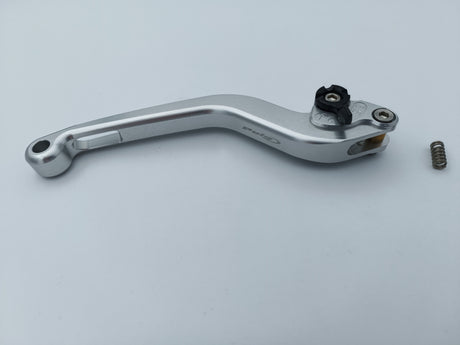 LEVIER DE FREIN PUIG 2.0 EN ALUMINIUM TAILLÉ MASSE LONG ALU-NOIR MONTE SUR ADAPTATEUR PUIG / RP120PN