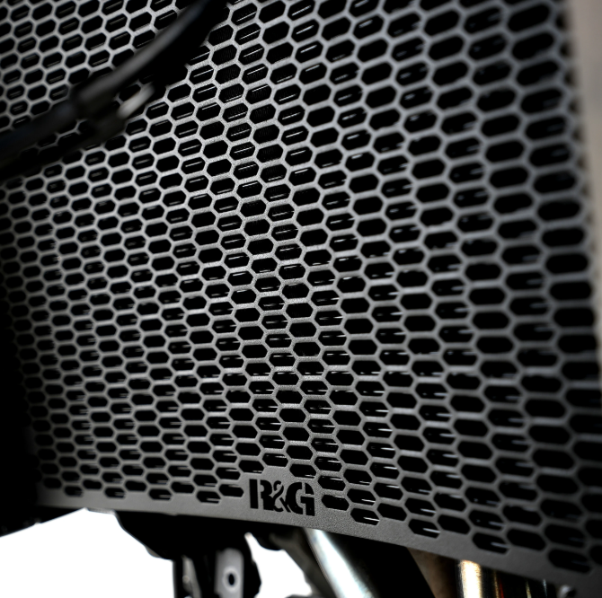 GRILLE PROTECTION DE RADIATEUR D'EAU KOVE 800 X PRO 2024 À 2025 ET 800 X RALLY 2025 R&G RACING / RRRAD0361PROBK