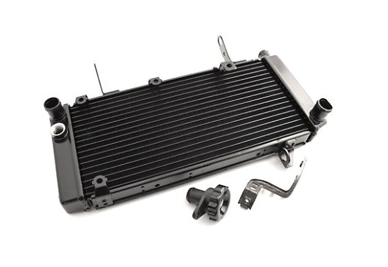 RADIATEUR D'EAU DE REMPLACEMENT EN ALUMINIUM TYPE ORIGINE POUR SUZUKI SV1000S 2003 À 2008 BRAZOLINE / RBRA2610
