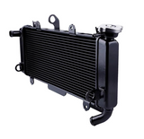 RADIATEUR D'EAU DE REMPLACEMENT EN ALUMINIUM TYPE ORIGINE POUR KAWASAKI Z650 ET NINJA650 2017 À 2024 BRAZOLINE / RBRA1255