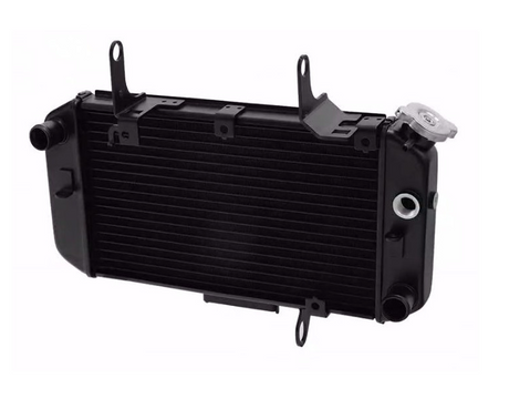 RADIATEUR D'EAU DE REMPLACEMENT EN ALUMINIUM TYPE ORIGINE POUR SUZUKI DL650 V-STROM 2004 À 2011 BRAZOLINE / RBRA2508