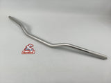 GUIDON RENTHAL 749 ROAD WIDE DIAMÈTRE 22MM ALUMINIUM ANODISÉ LOGO GRIS / 749-02-SI