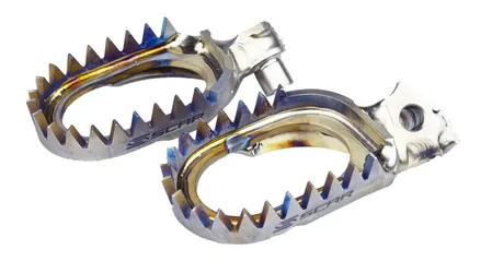 REPOSE-PIEDS EN TITANE SCAR ANTI-BOUE FANTIC XX-XXF-XE-XEF ET YAMAHA YZ-YZF-WR / RSS1516AM