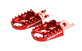 KIT AXES DE REPOSE-PIEDS SCAR CR125-CR250-CRF125R-CRF250R-CRF250RWE-CRF250RX-CRF250X-CRF450R-CRF450RWE-CRF450RX-CRF450X -CRF1000F AFRICATWIN-CRF1100F AFRICATWIN + ADVENTURE SPORTS + DCT HONDA ET KXF250-KXF450 KAWASAKI / RSSFP200