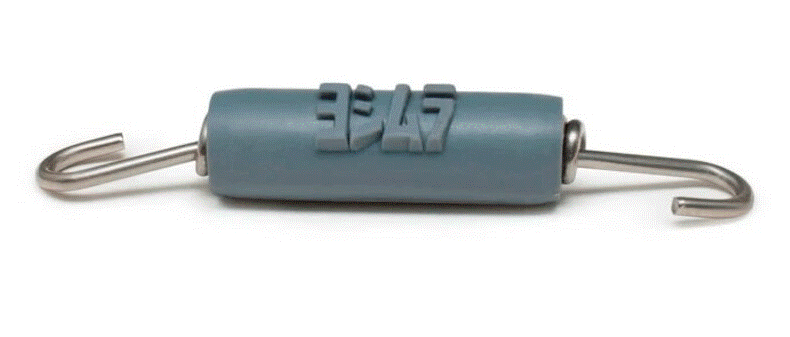 RESSORT D'ÉCHAPPEMENT YOSHIMURA LONG EN INOX POUR SILENCIEUX OU COLLECTEUR LONGUEUR 76MMM / RYRACE-SPL-1