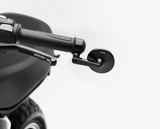RÉTROVISEUR EMBOUT DE GUIDON EN ALU RIZOMA "O-EDGE" Ø56 ANODISÉ NOIR / RRBS298B