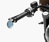 RÉTROVISEUR EMBOUT DE GUIDON EN ALU RIZOMA "O-EDGE" Ø56 ANODISÉ NOIR / RRBS298B