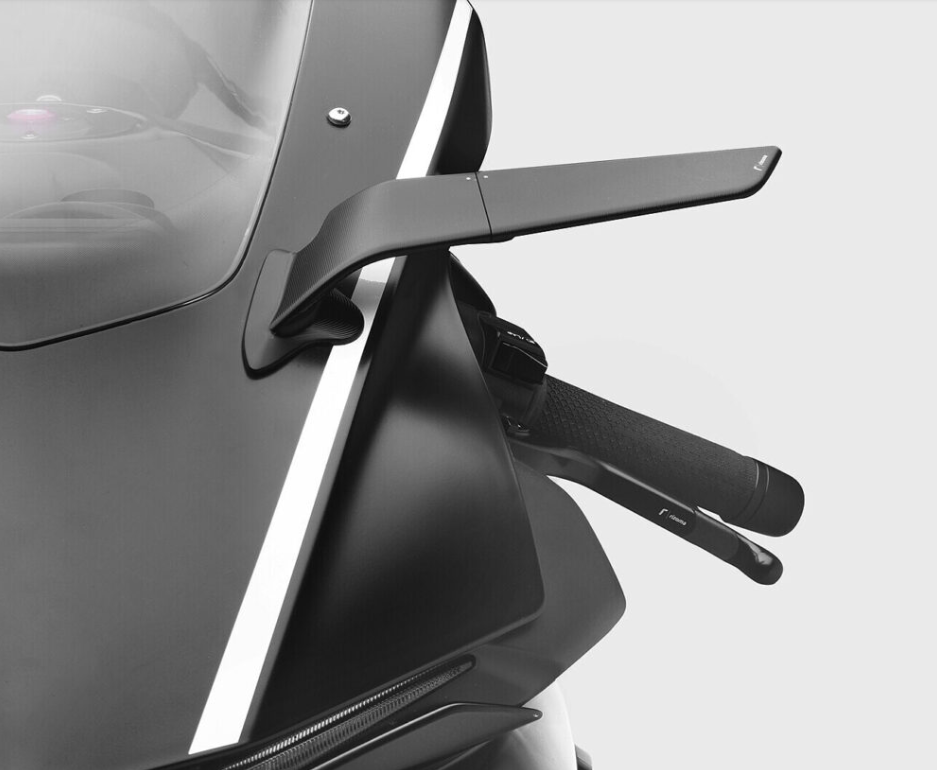 Rétroviseurs Moto Yamaha YZF R1/R1M (2020-2025) Avec LED - Aluminium CNC, Pivotants, Aérodynamiques, Noirs