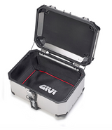 TOP CASE GIVI TREKKER OUTBACK EVO 58 EN ALUMINIUM PEINT EN NOIR SMART SECURITY LOCK MONOKEY/ RGOBKEV58B