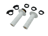 POIGNÉES ODI EMIG V2 LOCK-ON SEMI-GAUFRÉ MX LONGUEUR 125MM BLANC / ROH36HWW