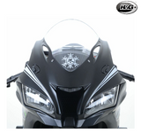 OBTURATEURS DE RÉTROVISEURS KAWASAKI ZX-10R ET ZX-10RR R&G RACING NOIR / RRMBP0024BK