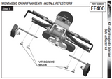KIT CATADIOPTRE LATÉRAL POUR SUPPORT DE PLAQUE RIZOMA / RREE400H