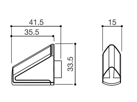 CLIGNOTANT RIZOMA LED ZÉRO ALU / FR035A