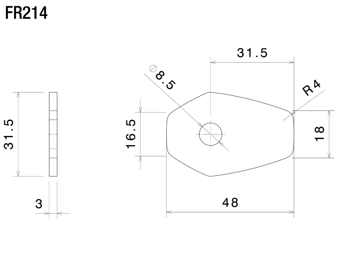 ADAPTATEURS CLIGNOTANTS 4 PIÈCES AVANT OU ARRIERE KAWASAKI-SUZUKI RIZOMA / RRFR214B